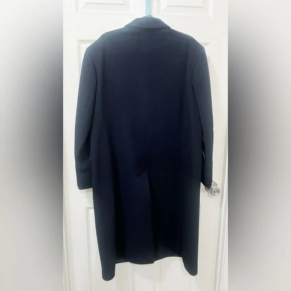 Andrew Fezza Cashmere Blend Italy Gray Winter Coat Men High Quality - Picture 7 of 9